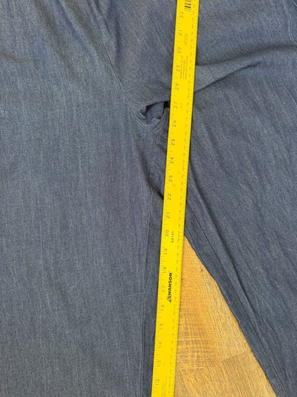 LA Relaxed Pants Women’s M Organic Cotton Pull On Blue - Picture 11 of 11